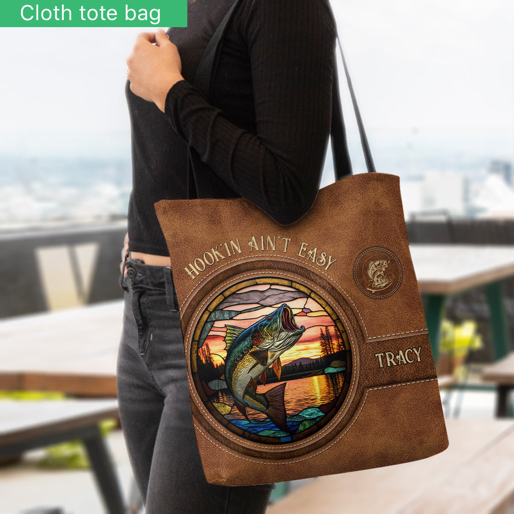 Angeln ist nicht einfach – Personalisierte Angeltasche