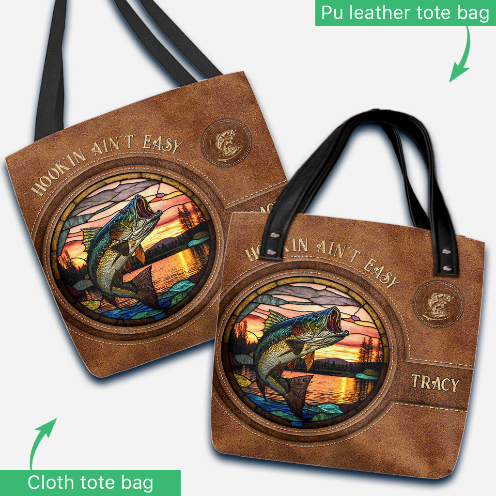 Angeln ist nicht einfach – Personalisierte Angeltasche