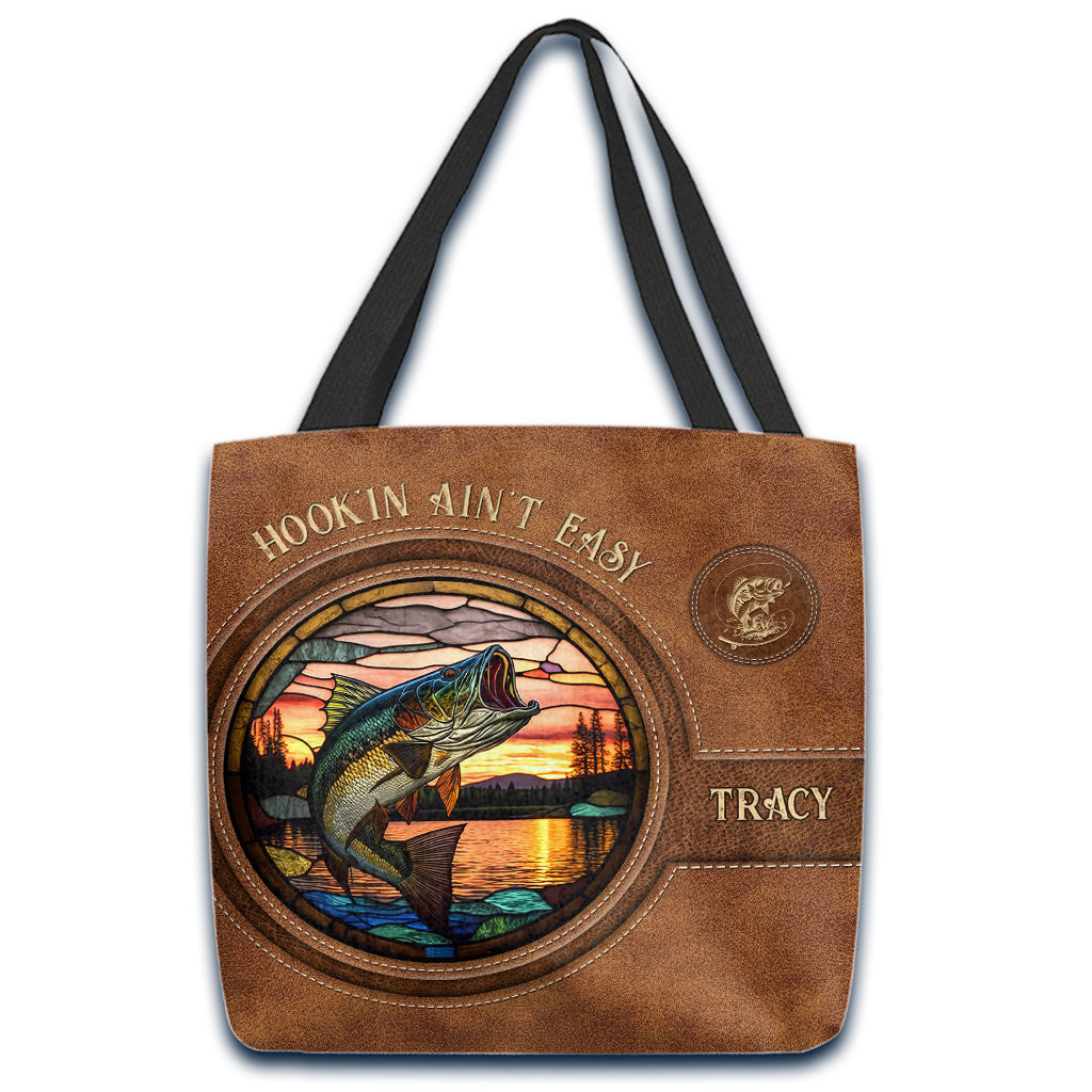 Angeln ist nicht einfach – Personalisierte Angeltasche