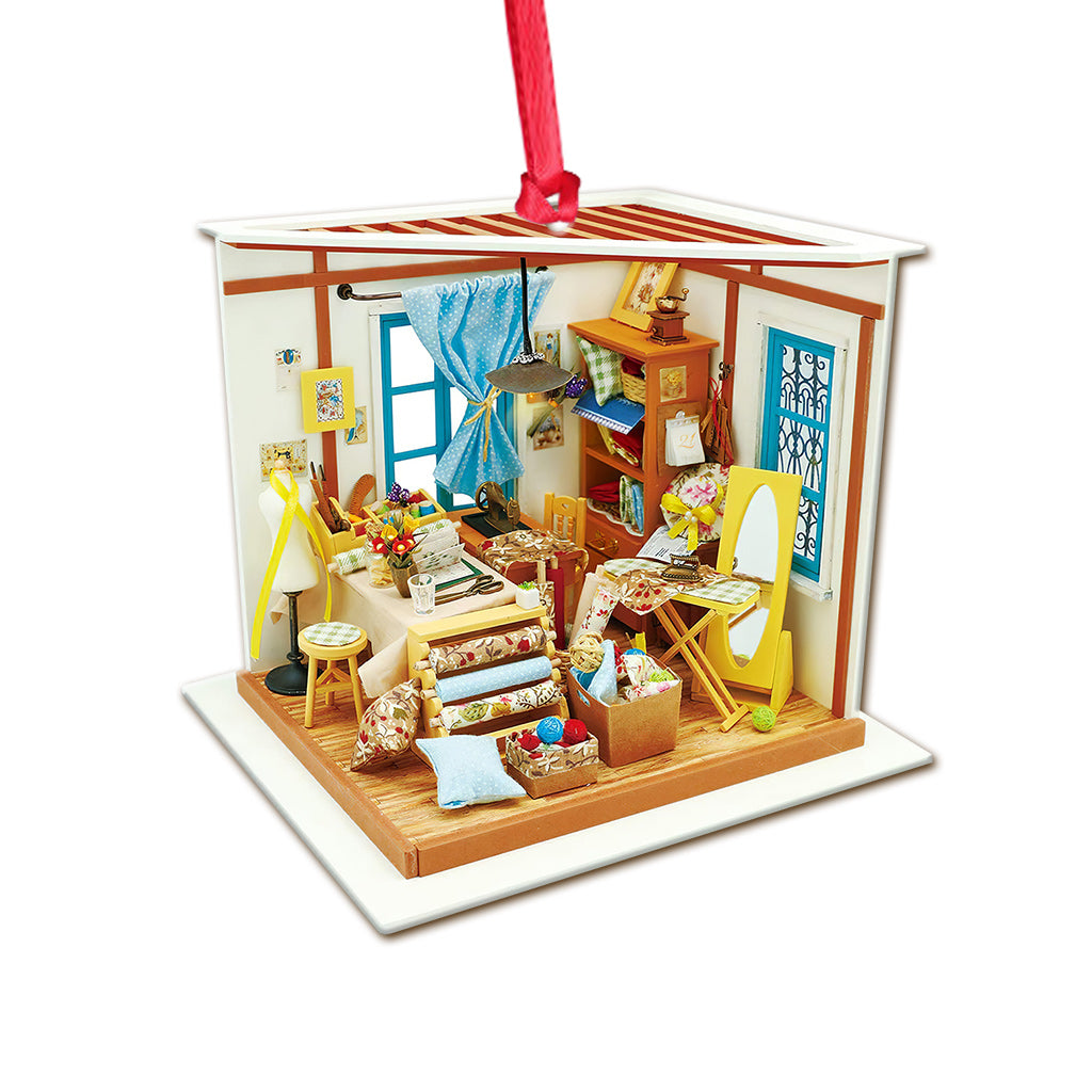 Nähzimmer - Weihnachtsschmuck (beidseitig bedruckt)