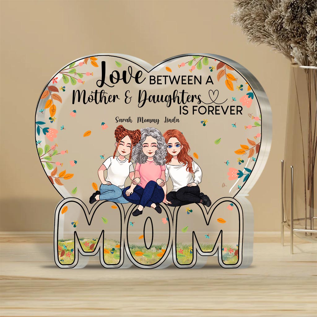 Love Forever - Personalized Mother's Day Mother Custom Shaped Acrylic Plaque