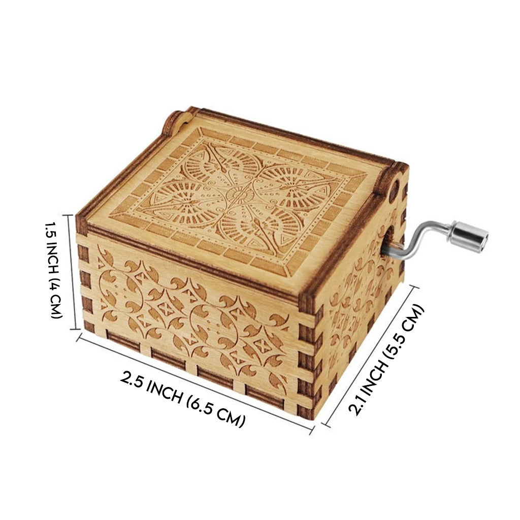 All That I Am - Personalized Mother's Day Mother Hand Crank Music Box