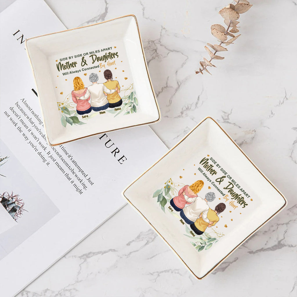 Side By Side - Personalized Mother's Day Mother Jewelry Dish