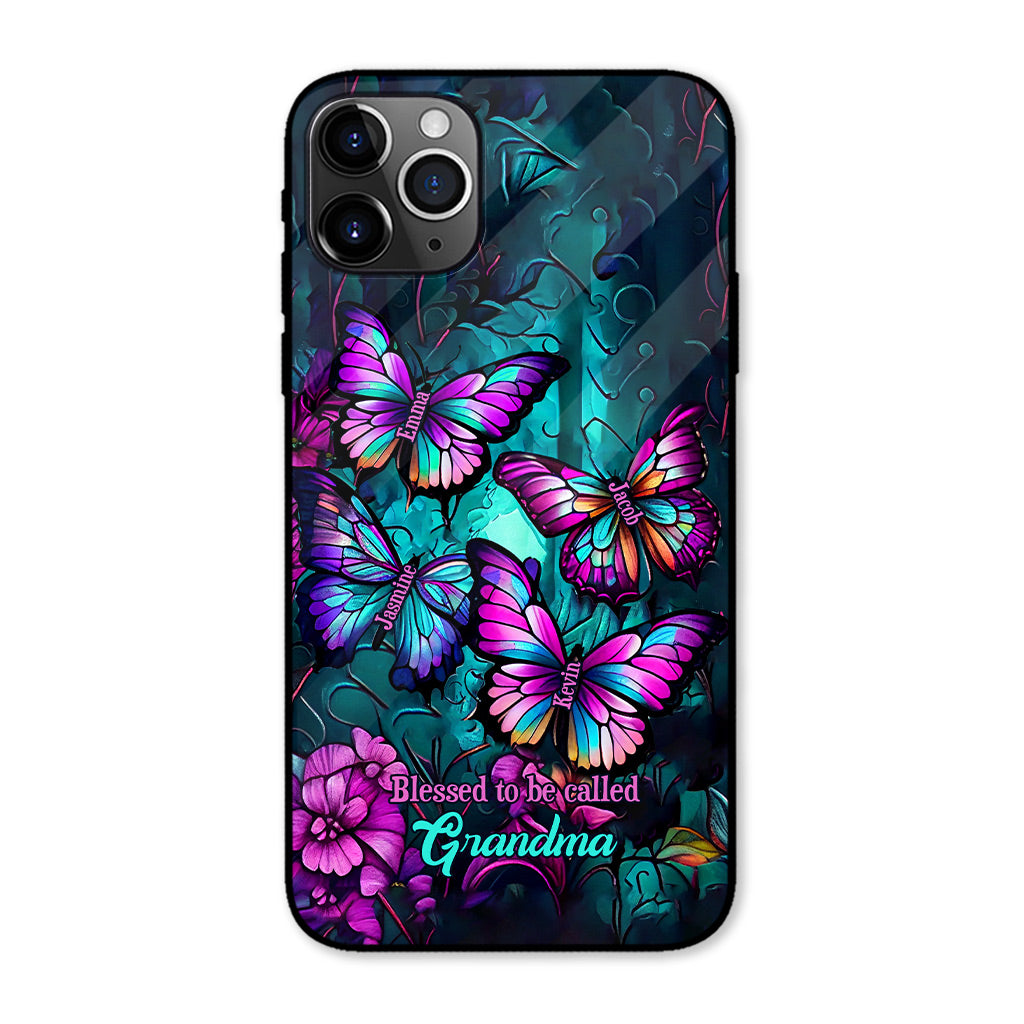 Grandma's Butterflies - Personalized Grandma Phone Case