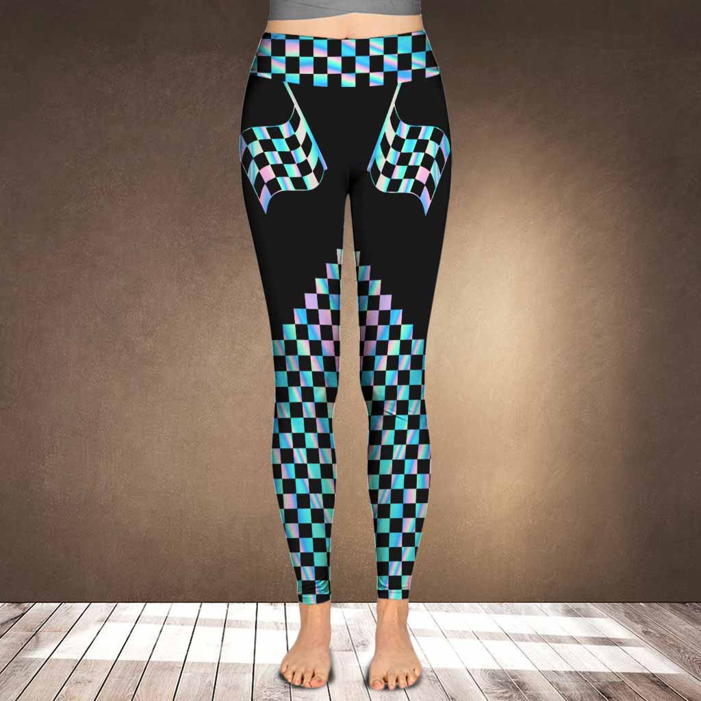 Leggings Love Racing aux couleurs du drapeau -