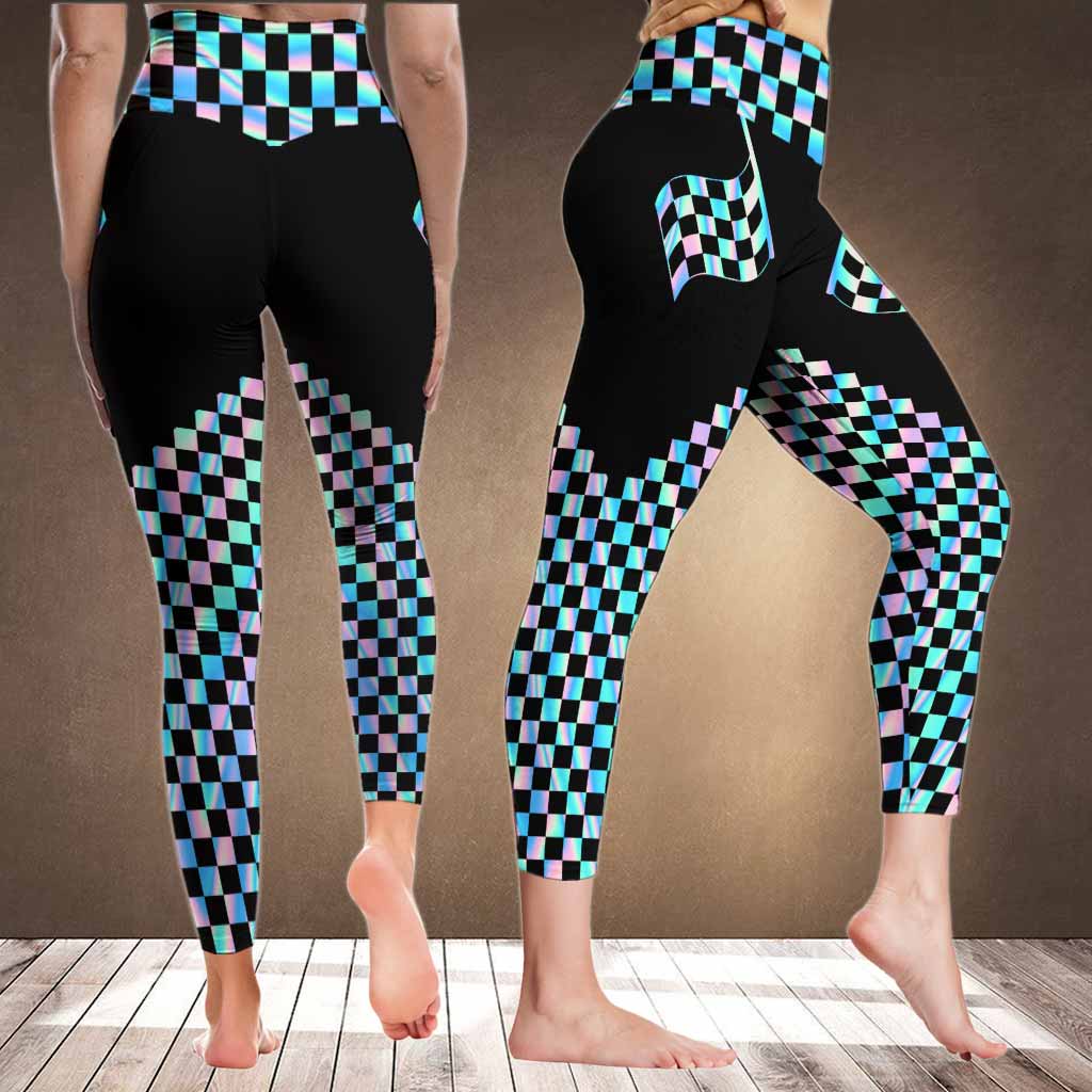 Leggings Love Racing aux couleurs du drapeau -