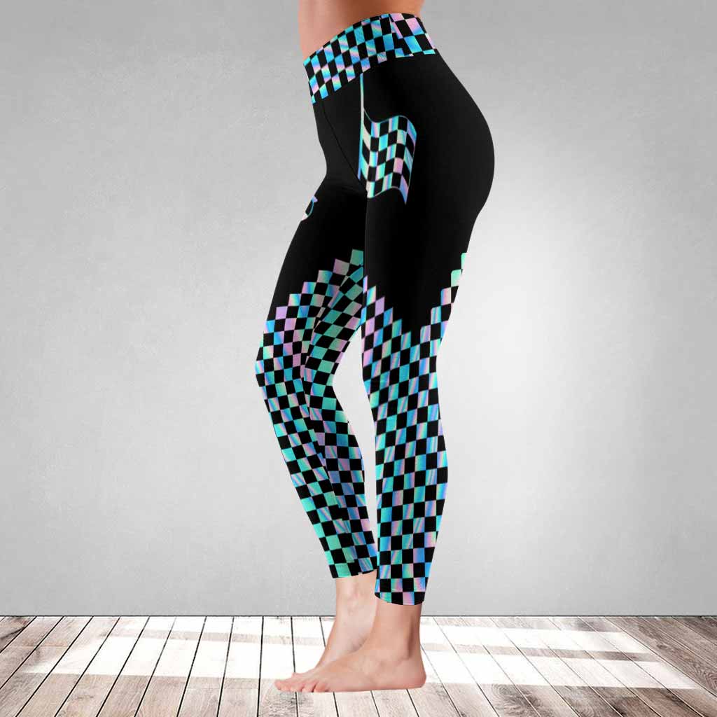 Leggings Love Racing aux couleurs du drapeau -