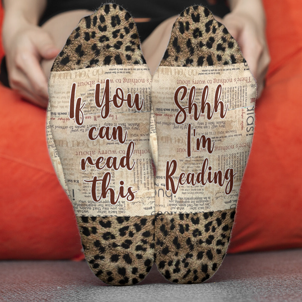 Ich lese – personalisierte Buchsocken