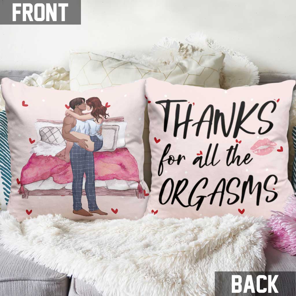 I'm Putting You On My - Personalized Couple Throw Pillow