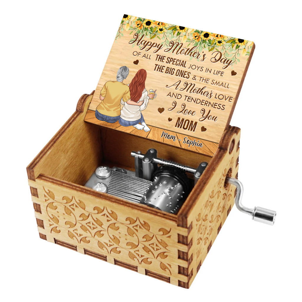 Of All The Special Joys - Personalized Mother's Day Mother Hand Crank Music Box