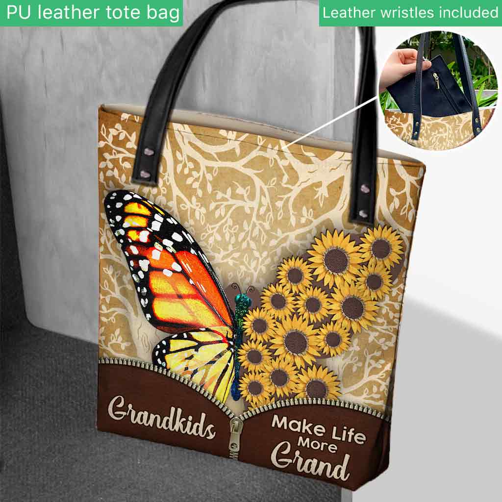 Les petits-enfants rendent la vie plus belle - Sac fourre-tout personnalisé pour grand-mère