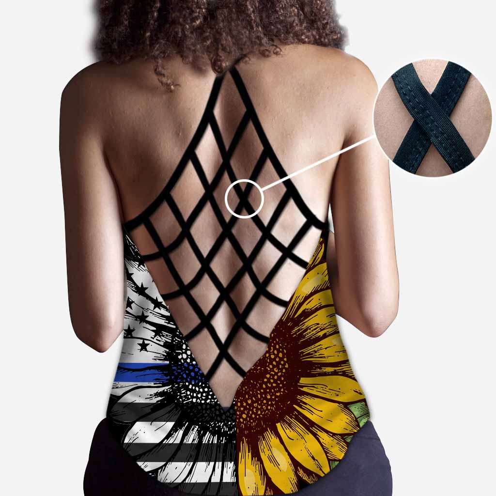 You're My Sunshine - Police Officer Cross Tank Top