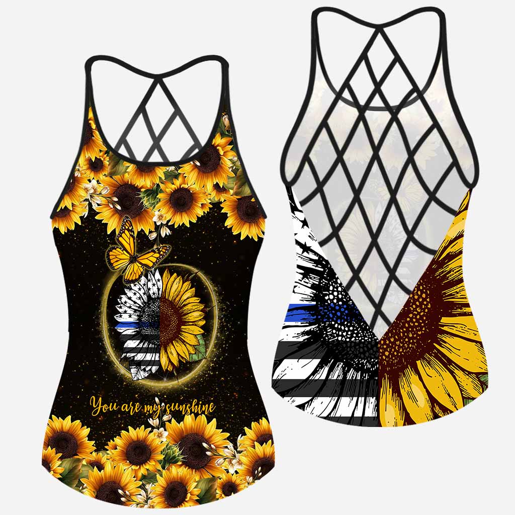 You're My Sunshine - Police Officer Cross Tank Top