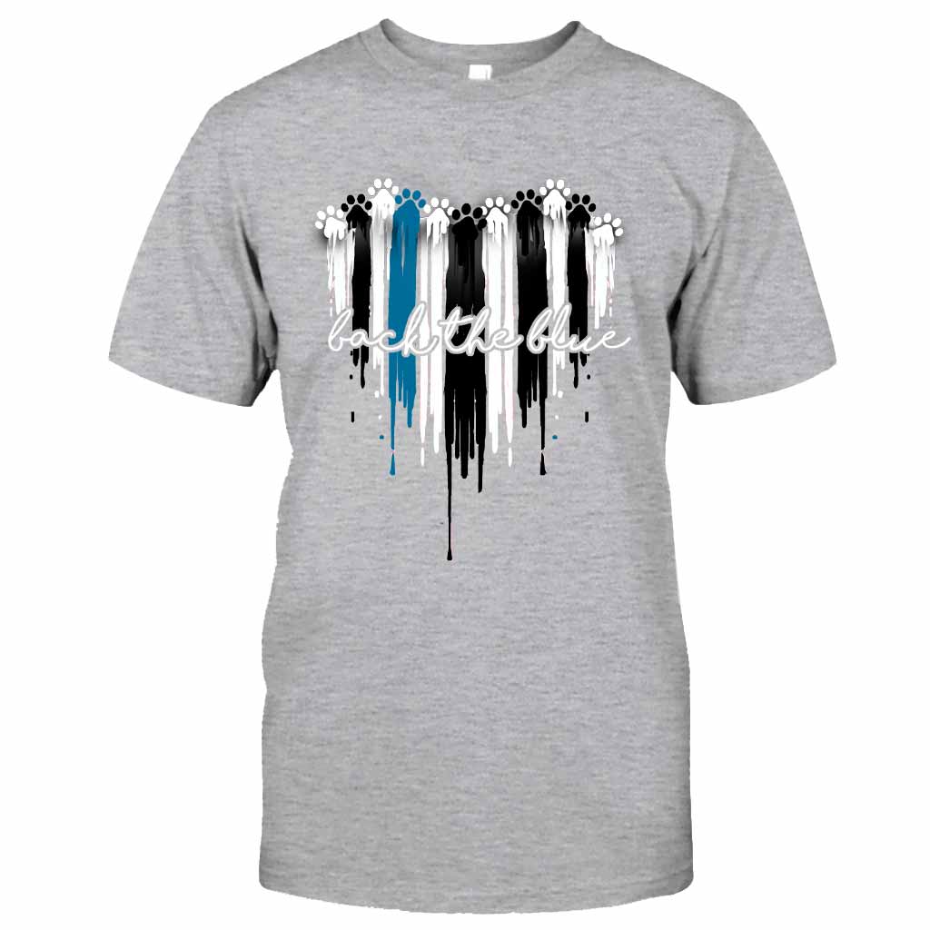 T-shirt et sweat à capuche Blue Heart - Policier 062021