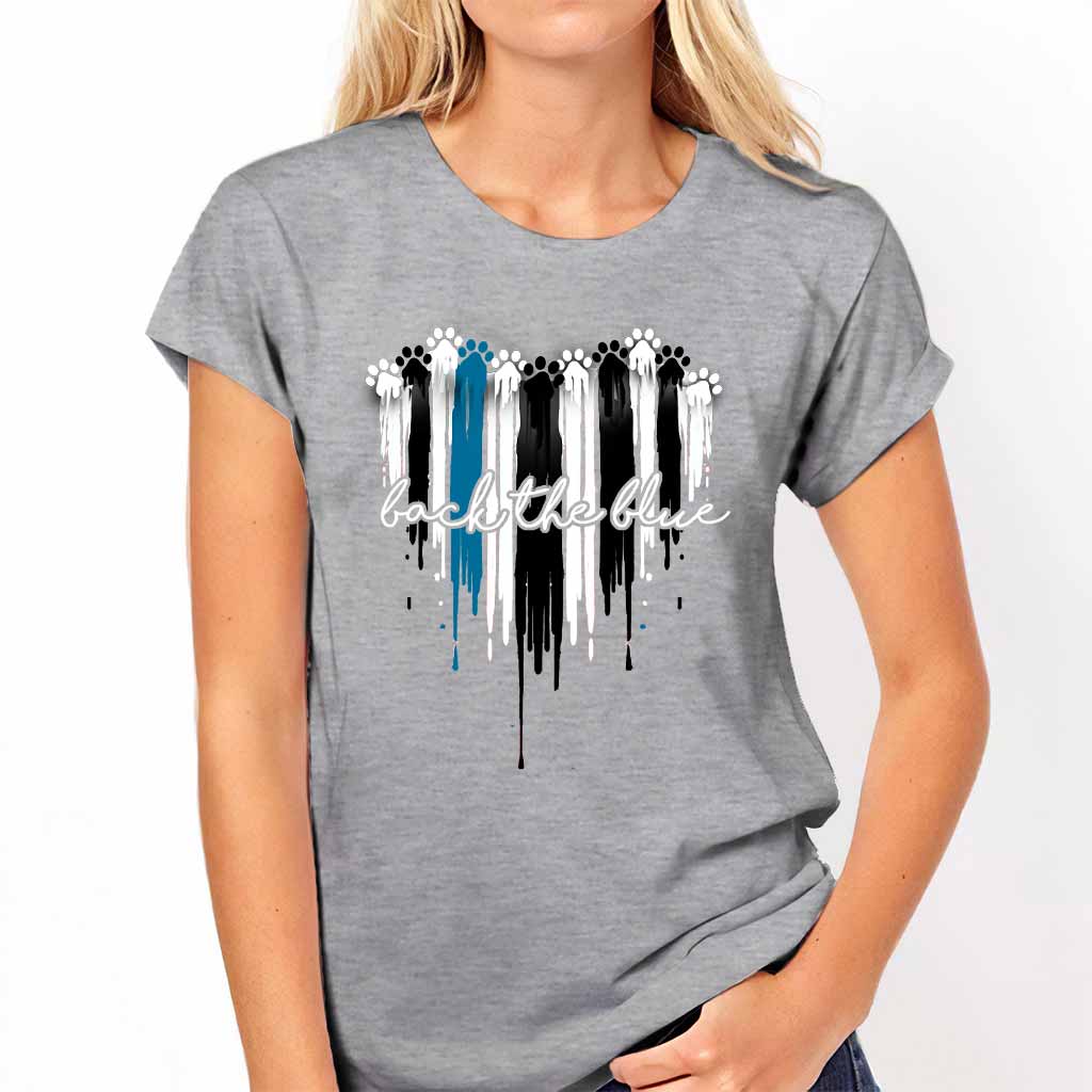T-shirt et sweat à capuche Blue Heart - Policier 062021