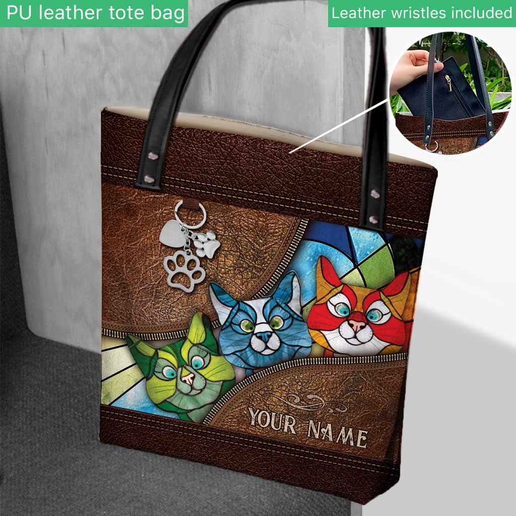 Sac fourre-tout personnalisé Chats qui regardent