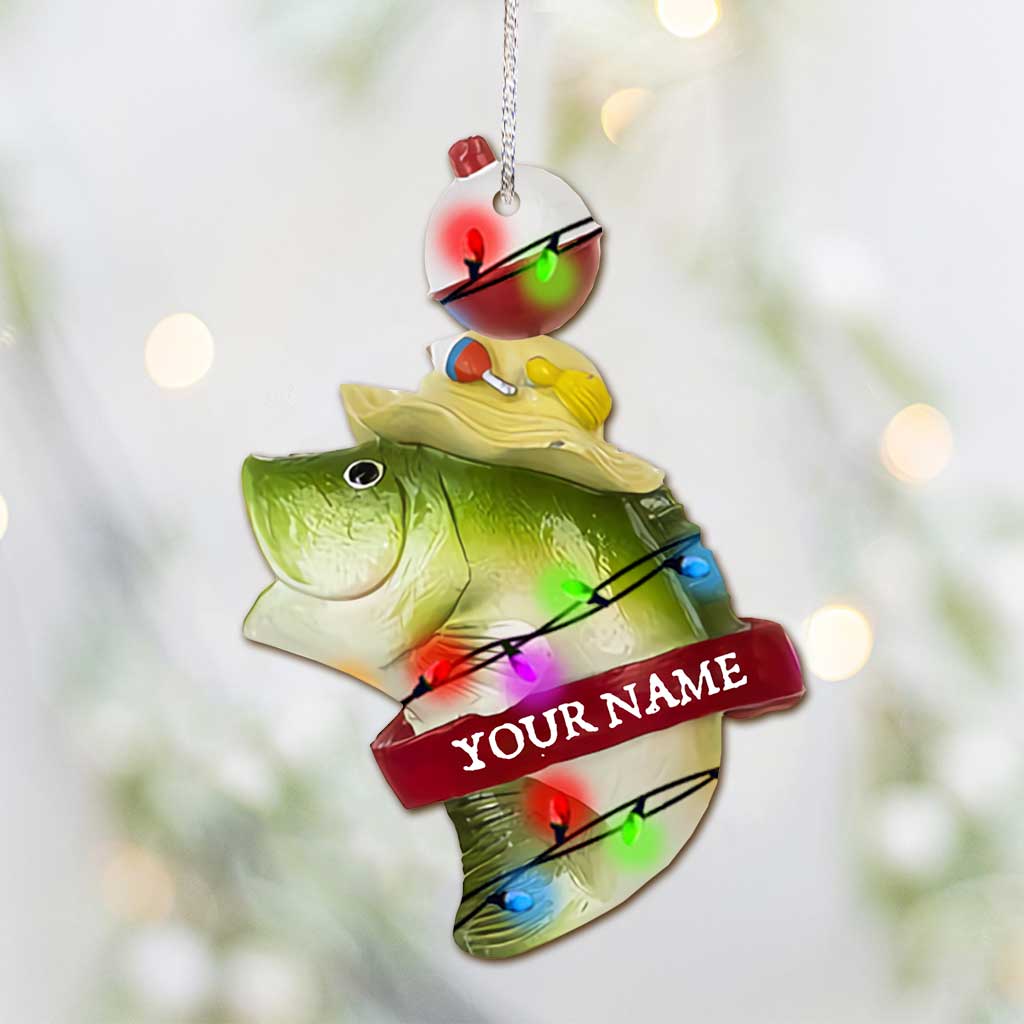 Angelausflug – Personalisierter Weihnachtsschmuck mit Angelmotiv (beidseitig bedruckt)