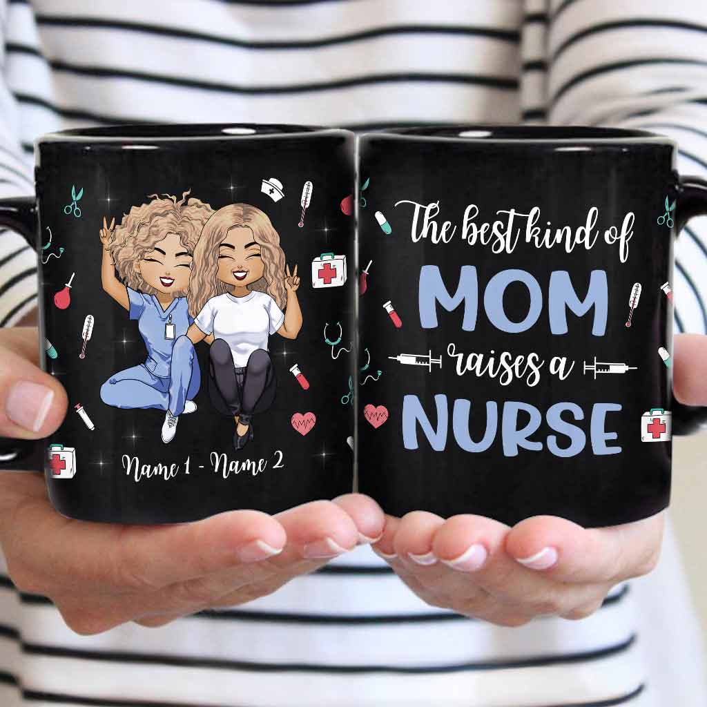 Die beste Mama aller Zeiten – Personalisierte Muttertags-Tasse für Krankenschwestern