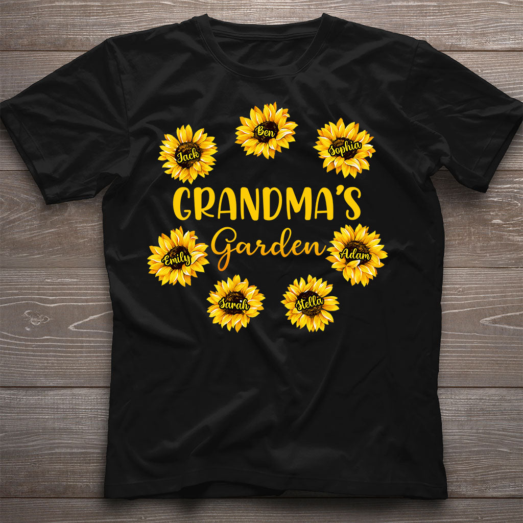 Grandma’s Garden - Gift for grandma, mom, dad, grandpa - Personalized T-shirt And Hoodie