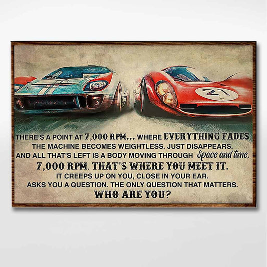 Who Are You - Racing Poster 062021