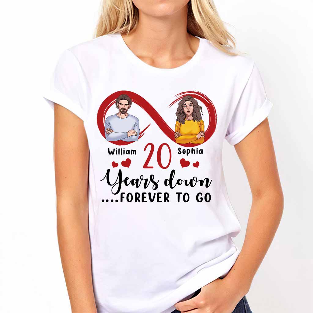 Forever To Go - Personalized Couple T-shirt and Hoodie