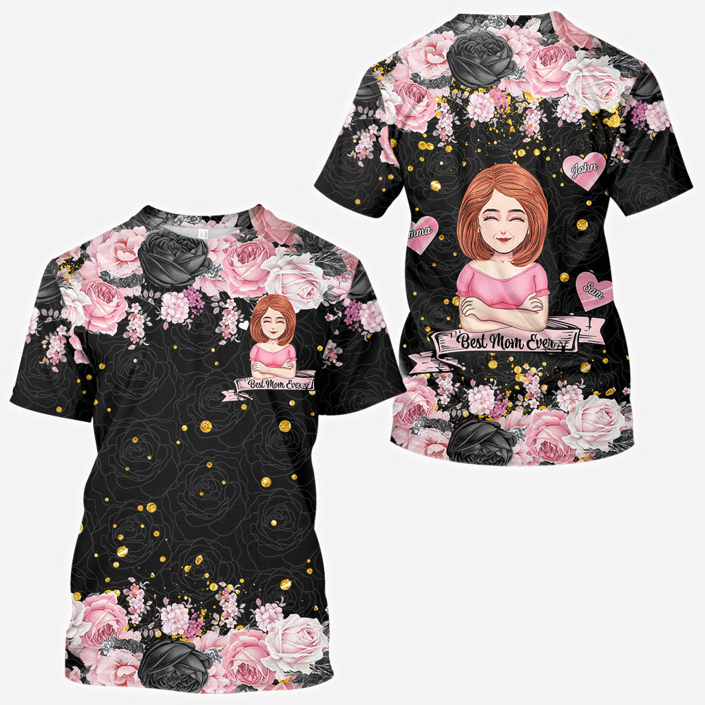 Best Mum Ever - Personalized Mother's Day Mother All Over T-shirt and Hoodie