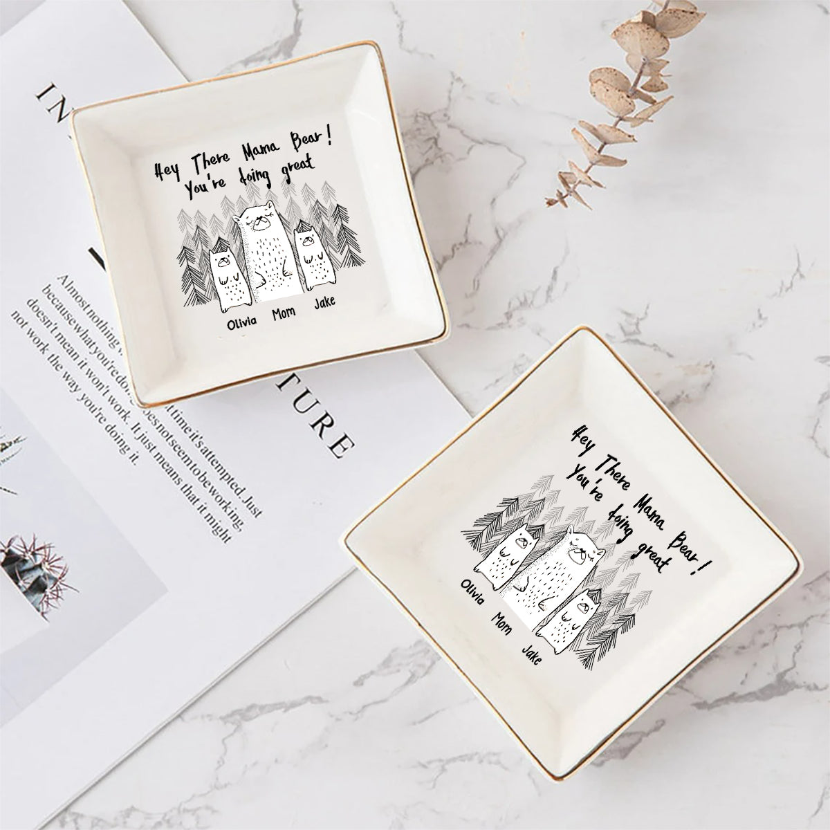 You're Doing Great - Personalized Mother's Day Mother Jewelry Dish