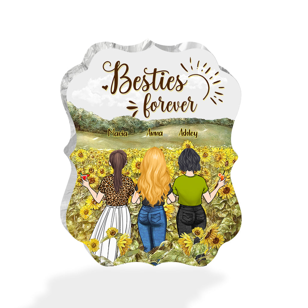 Bestie Forever - Bestie gift for sister - Personalized Custom Shaped Acrylic Plaque