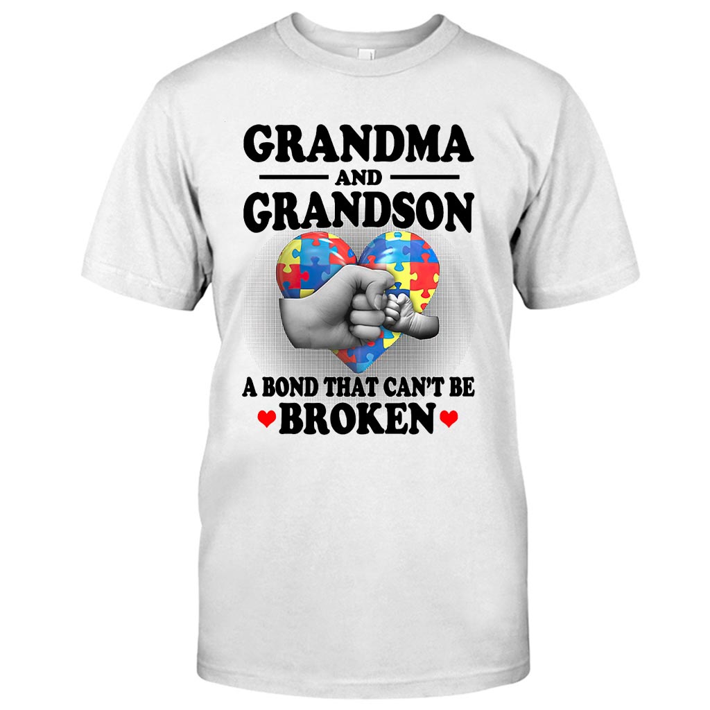 Oma und Enkel – T-Shirt und Hoodie zur Sensibilisierung für Autismus 062021