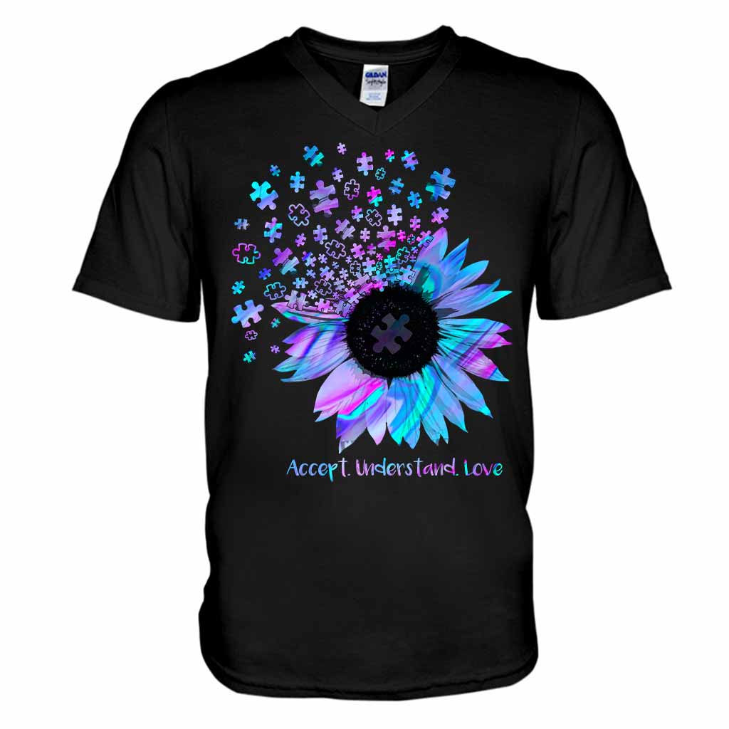 Accepter, comprendre, aimer - T-shirt et sweat à capuche de sensibilisation à l'autisme 062021