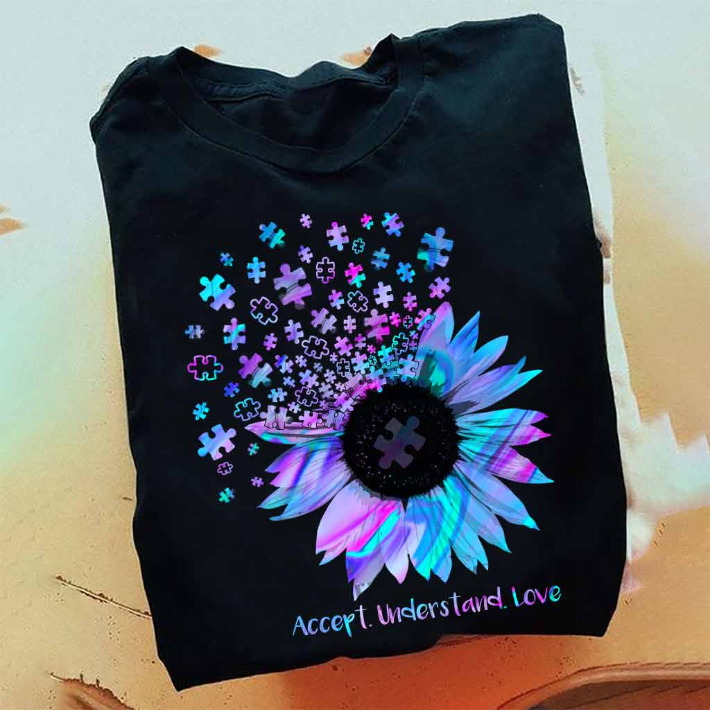 Accepter, comprendre, aimer - T-shirt et sweat à capuche de sensibilisation à l'autisme 062021