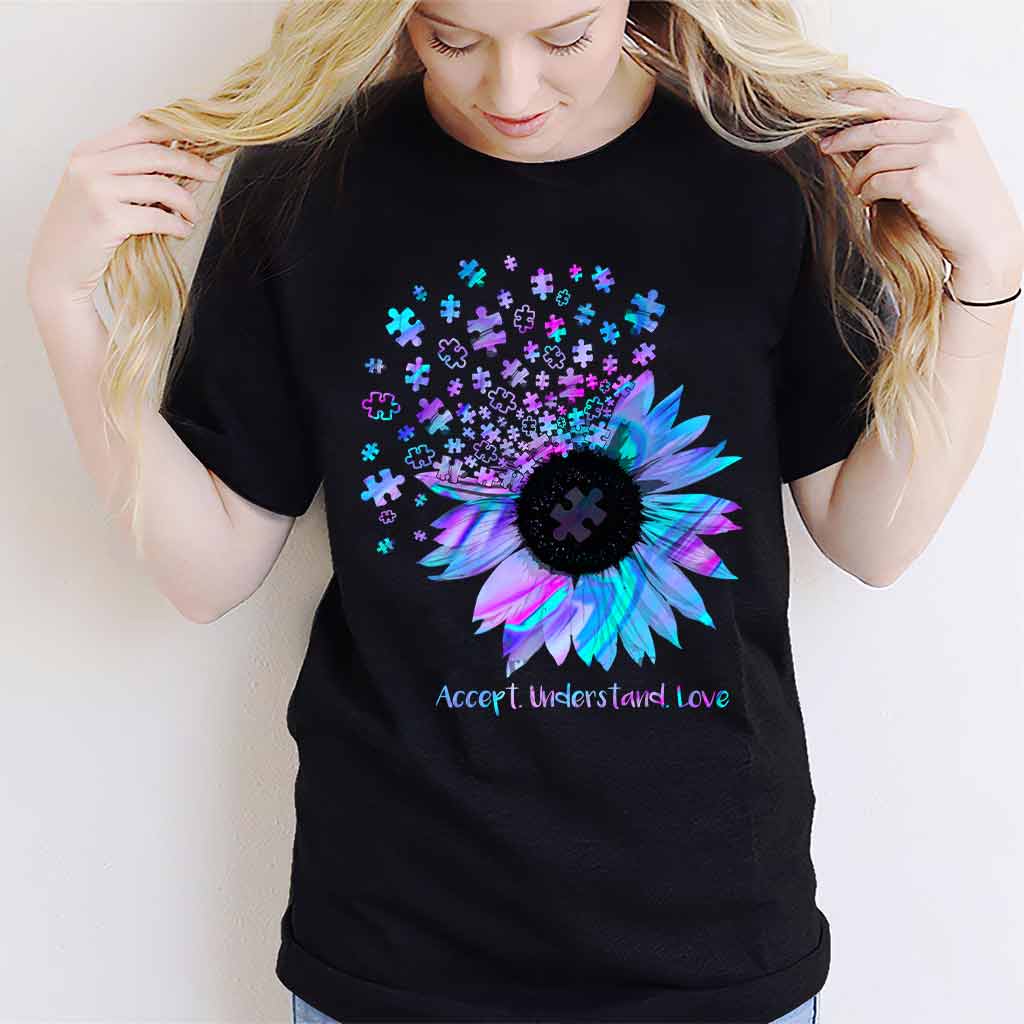Accepter, comprendre, aimer - T-shirt et sweat à capuche de sensibilisation à l'autisme 062021