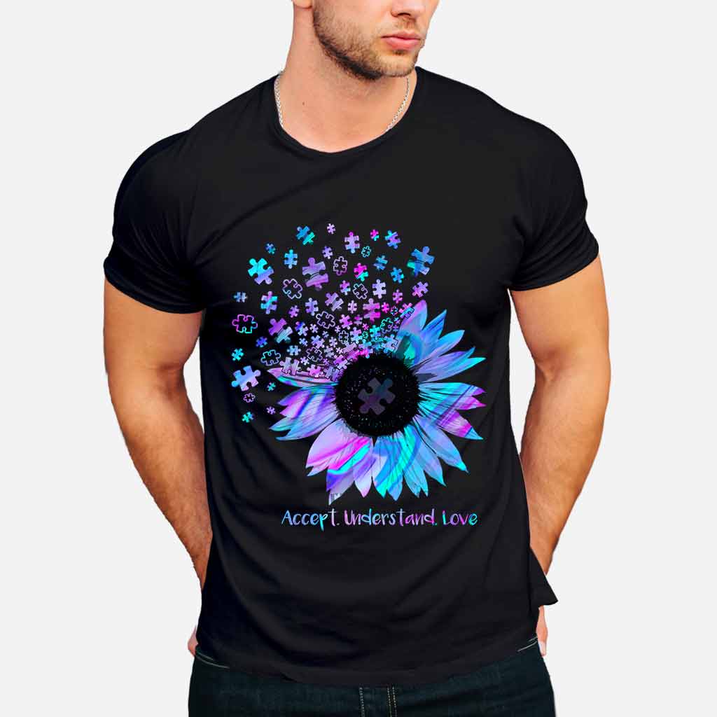 Accepter, comprendre, aimer - T-shirt et sweat à capuche de sensibilisation à l'autisme 062021