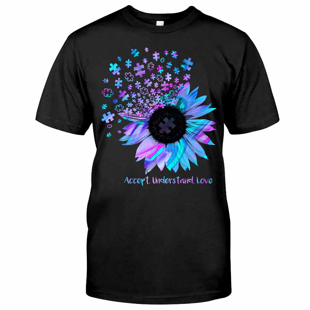 Accepter, comprendre, aimer - T-shirt et sweat à capuche de sensibilisation à l'autisme 062021