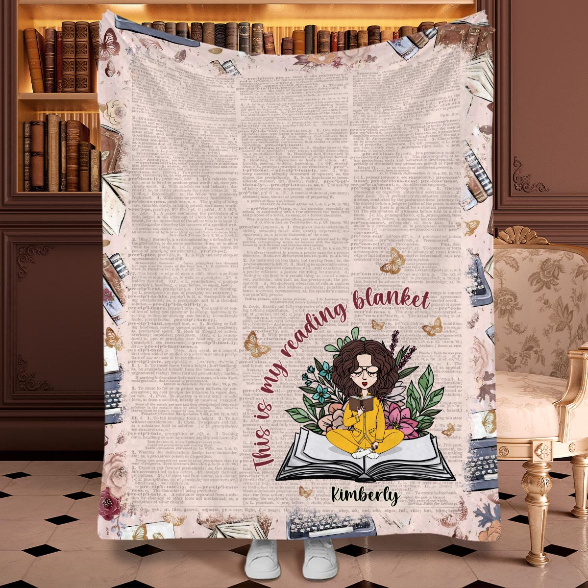 Voici ma couverture de lecture - Couverture de lecture personnalisée
