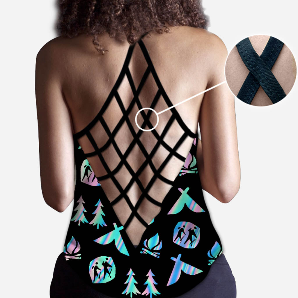 Nicht alle, die wandern, sind verloren – Camping Cross Tanktop