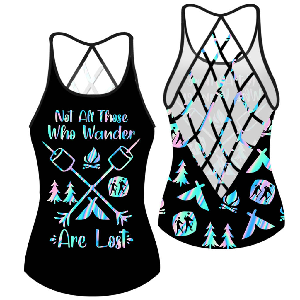 Nicht alle, die wandern, sind verloren – Camping Cross Tanktop