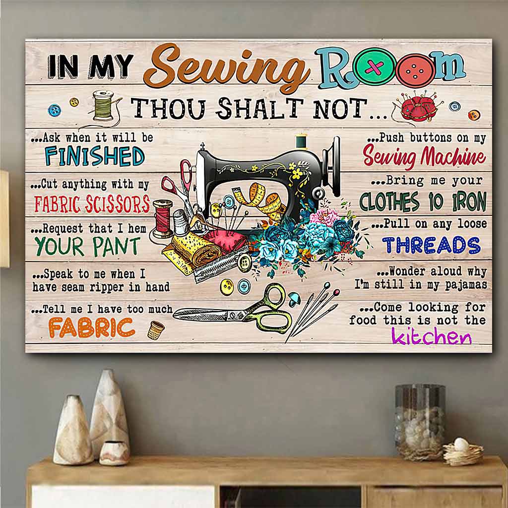 In mein Nähzimmer – Nähposter 072021