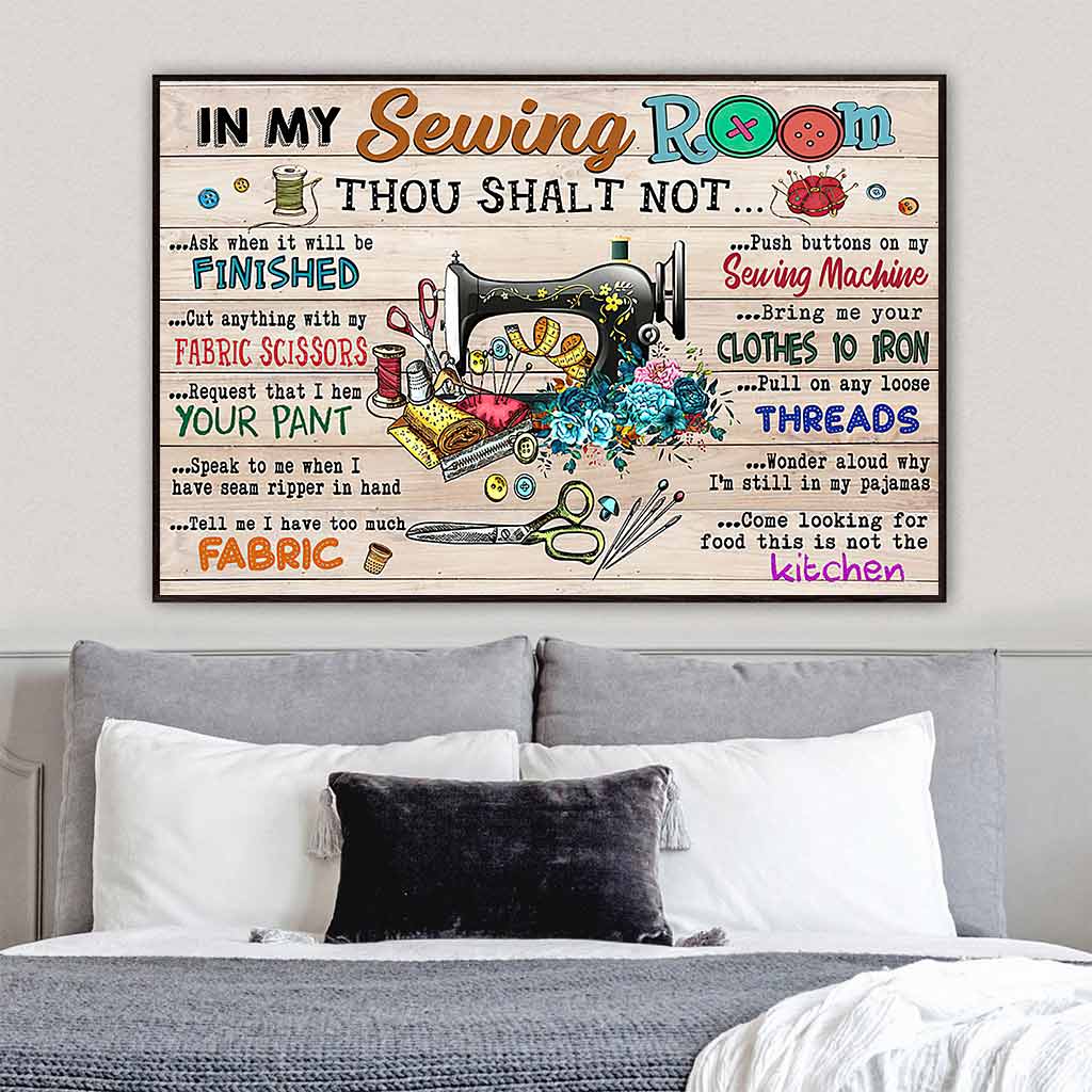 In mein Nähzimmer – Nähposter 072021