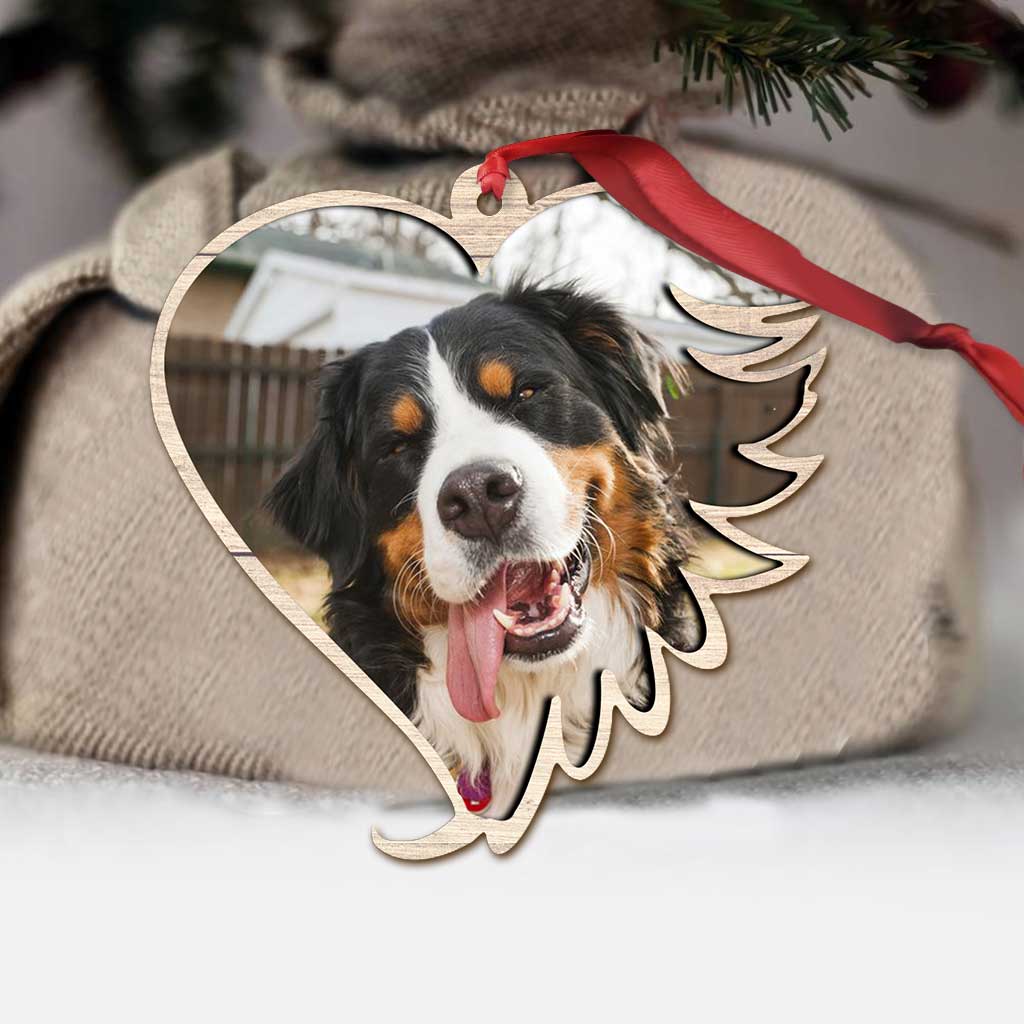 Vos pattes étaient prêtes, mais nos cœurs ne l'étaient pas - Ornement de Noël personnalisé pour chien (Imprimé des deux côtés)