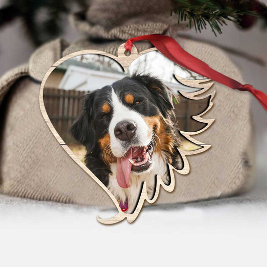 Vos pattes étaient prêtes, mais nos cœurs ne l'étaient pas - Ornement de Noël personnalisé pour chien (Imprimé des deux côtés)