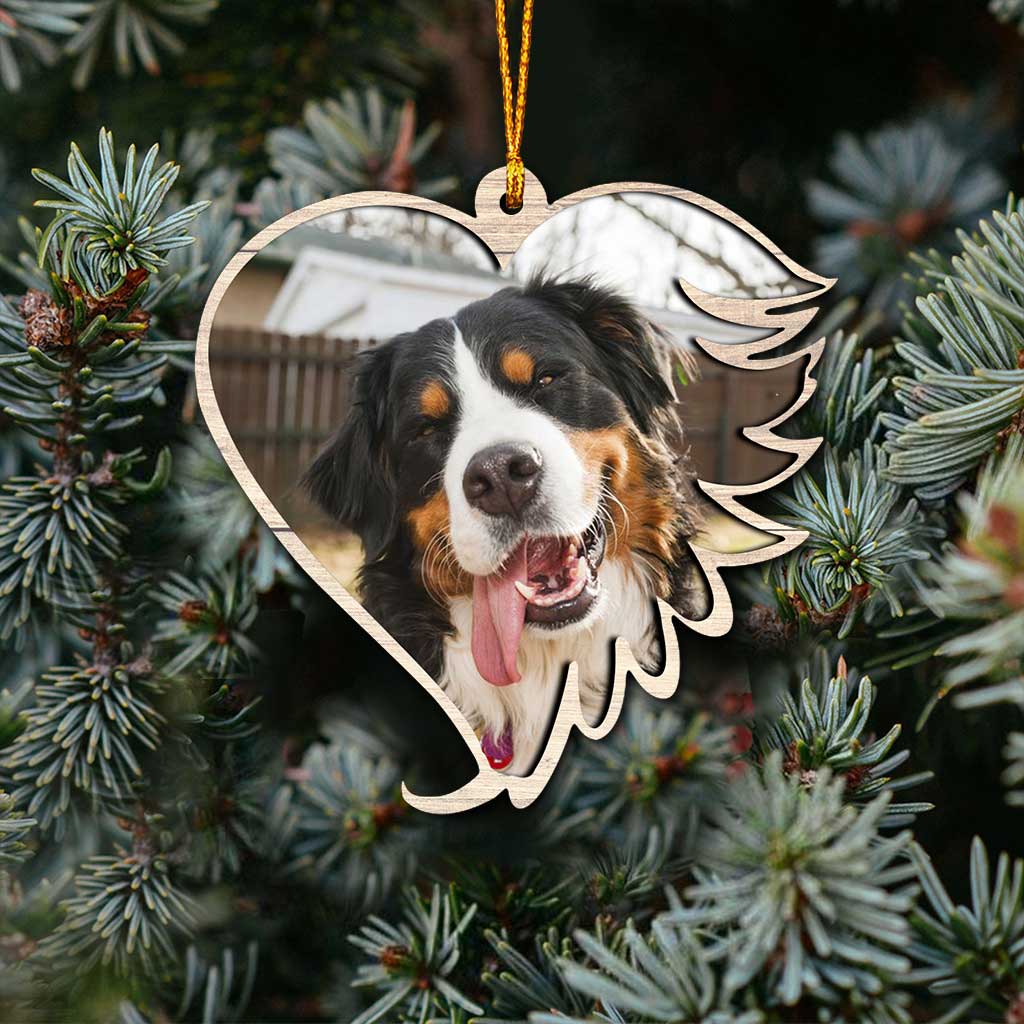 Vos pattes étaient prêtes, mais nos cœurs ne l'étaient pas - Ornement de Noël personnalisé pour chien (Imprimé des deux côtés)