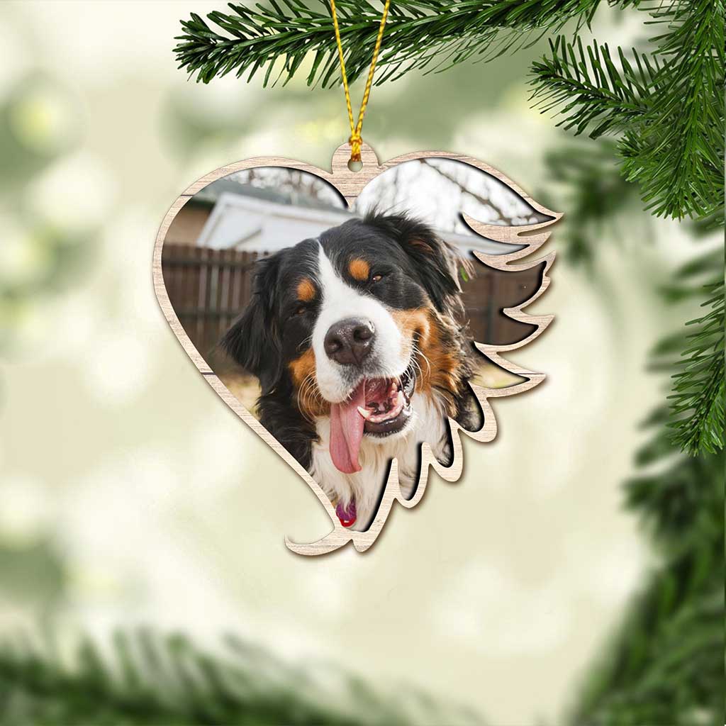 Vos pattes étaient prêtes, mais nos cœurs ne l'étaient pas - Ornement de Noël personnalisé pour chien (Imprimé des deux côtés)