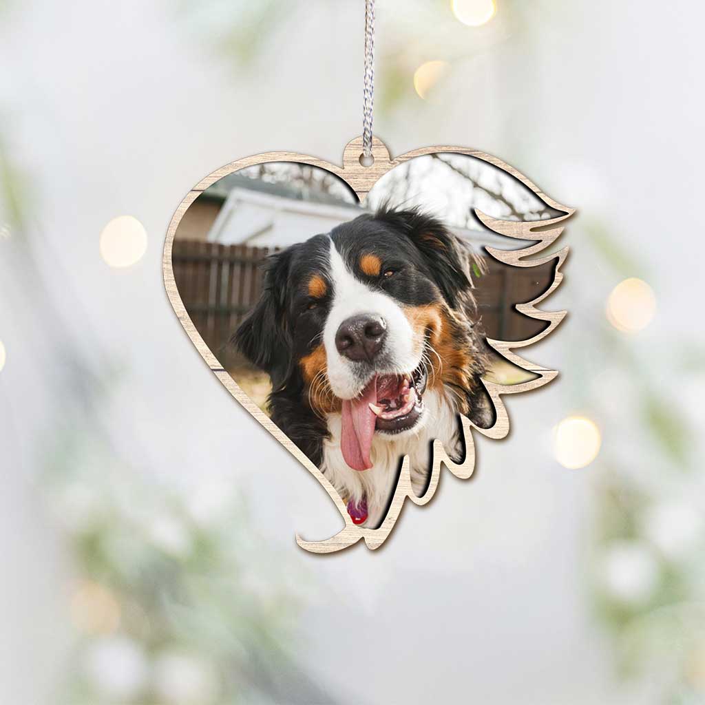 Vos pattes étaient prêtes, mais nos cœurs ne l'étaient pas - Ornement de Noël personnalisé pour chien (Imprimé des deux côtés)