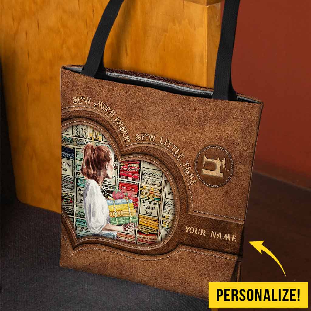 Sac fourre-tout personnalisé Sew Much en tissu