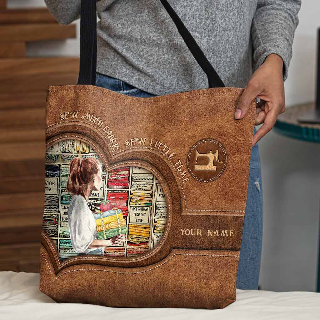 Sac fourre-tout personnalisé Sew Much en tissu
