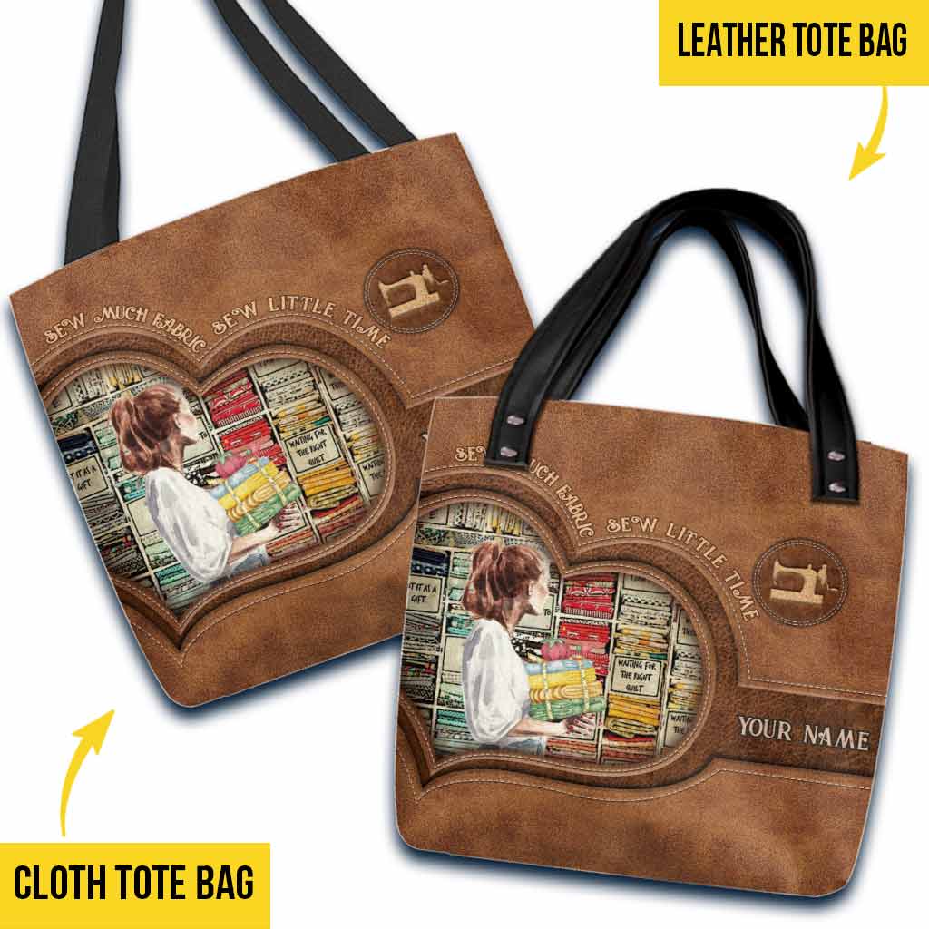 Sac fourre-tout personnalisé Sew Much en tissu
