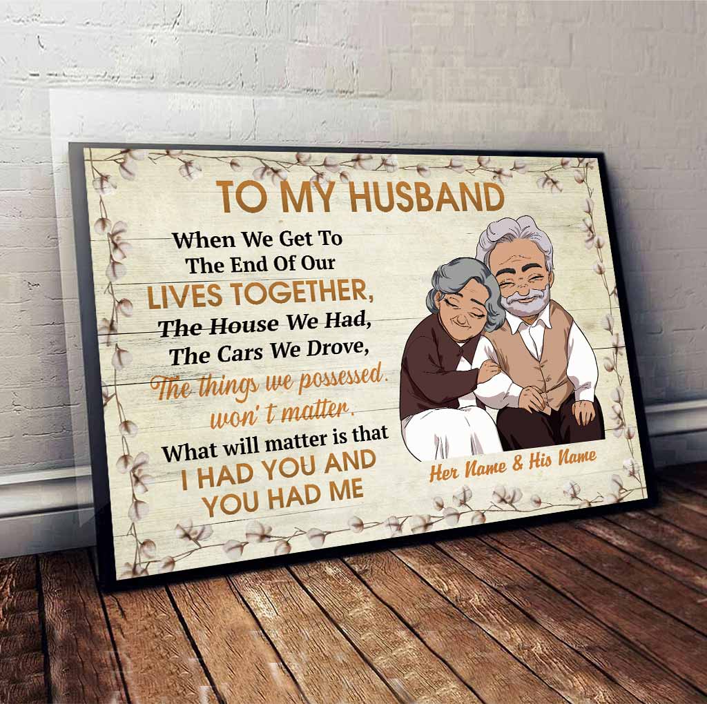 Ich hatte dich und du hattest mich – Personalisiertes Pärchenposter