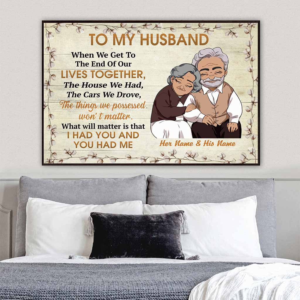 Ich hatte dich und du hattest mich – Personalisiertes Pärchenposter