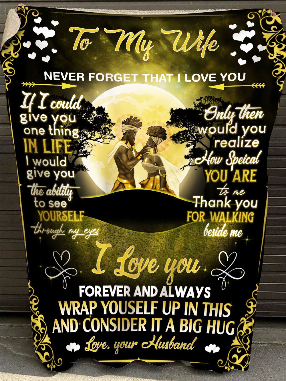 I Love You Forever And Always Couple Blanket 0124